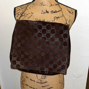 Rare *Authentic* GUCCI Suede Handbag